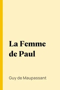 La Femme de Paul_cover