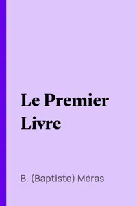 Le Premier Livre_cover