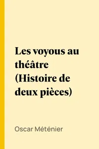 Les voyous au théâtre_cover