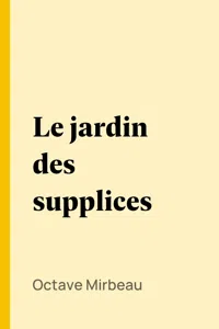 Le jardin des supplices_cover