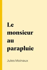 Le monsieur au parapluie_cover