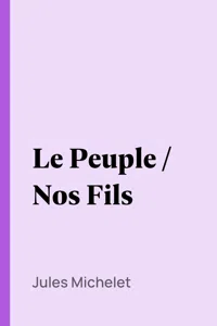 Le Peuple / Nos Fils_cover