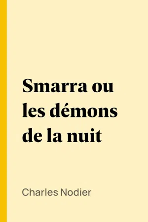 Smarra ou les démons de la nuit