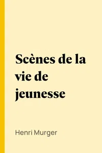 Scènes de la vie de jeunesse_cover