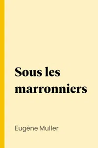 Sous les marronniers_cover