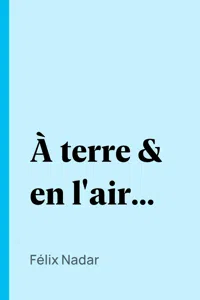 À terre & en l'air..._cover