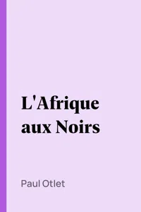 L'Afrique aux Noirs_cover