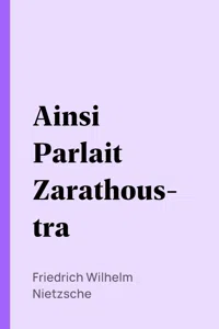 Ainsi Parlait Zarathoustra_cover