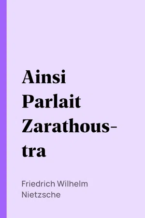 Ainsi Parlait Zarathoustra