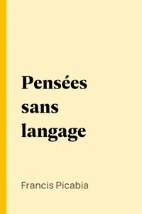 Pensées sans langage_cover