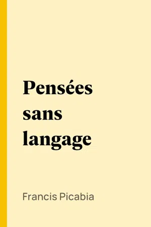 Pensées sans langage