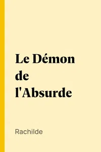 Le Démon de l'Absurde_cover