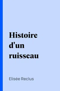 Histoire d'un ruisseau_cover