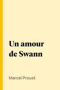 Un amour de Swann_cover