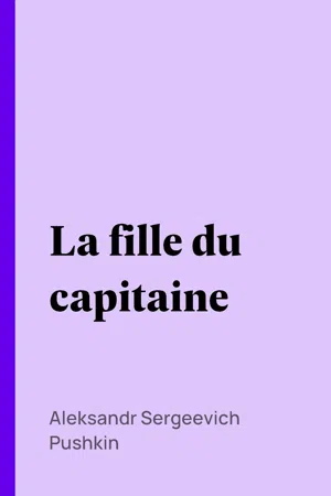 La fille du capitaine