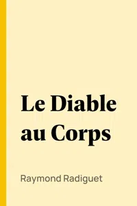 Le Diable au Corps_cover