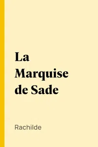 La Marquise de Sade_cover