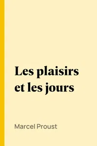 Les plaisirs et les jours_cover