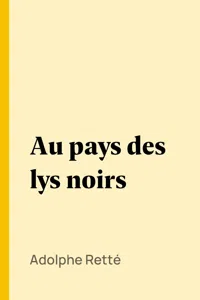 Au pays des lys noirs_cover