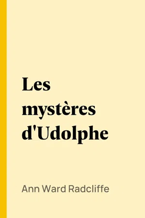 Les mystères d'Udolphe