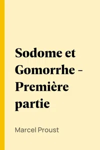 Sodome et Gomorrhe - Première partie_cover