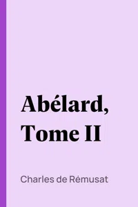 Abélard, Tome II_cover