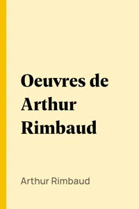 Oeuvres de Arthur Rimbaud_cover