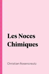 Les Noces Chimiques_cover