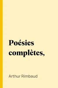 Poésies complètes,_cover