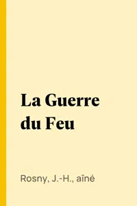 La Guerre du Feu_cover