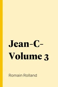 Jean-Christophe Volume 3_cover