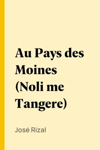 Au Pays des Moines_cover