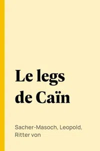 Le legs de Caïn_cover