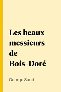 Les beaux messieurs de Bois-Doré_cover