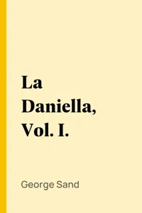 La Daniella, Vol. I._cover