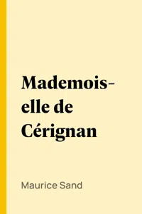 Mademoiselle de Cérignan_cover