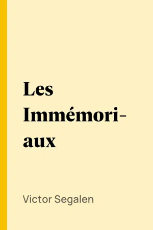 Les Immémoriaux