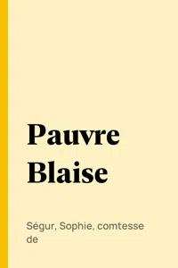 Pauvre Blaise_cover