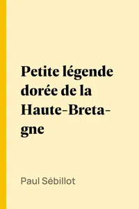 Petite légende dorée de la Haute-Bretagne_cover