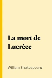 La mort de Lucrèce_cover