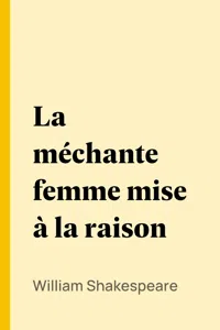 La méchante femme mise à la raison_cover