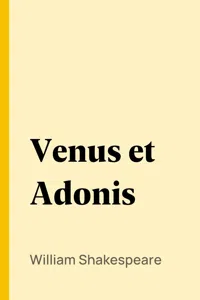 Venus et Adonis_cover