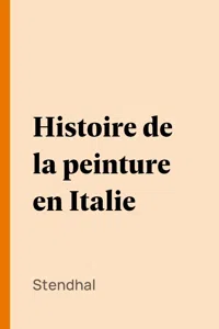 Histoire de la peinture en Italie_cover