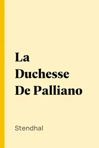 La Duchesse De Palliano_cover