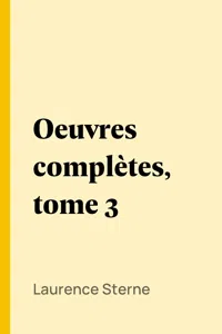 Oeuvres complètes, tome 3_cover