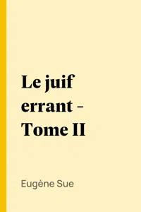 Le juif errant - Tome II_cover