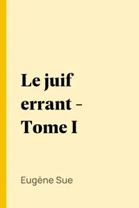 Le juif errant - Tome I_cover