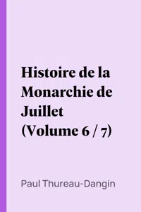 Histoire de la Monarchie de Juillet_cover