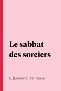 Le sabbat des sorciers_cover