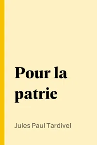 Pour la patrie_cover